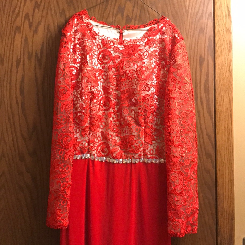 Red dress